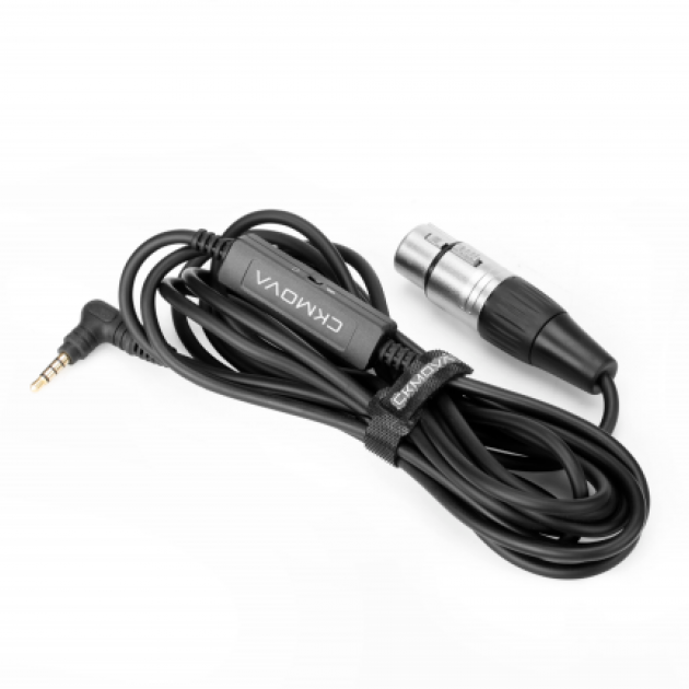 CKMOVA AC-TRX Female 3-pin XLR to 3.5mm TRRS (male) 6m