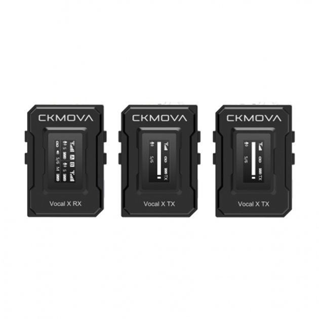 CKMOVA VOCAL X V2 Ultra compact 2,4Ghz Dual Channel Ασύρματα μικρόφωνα