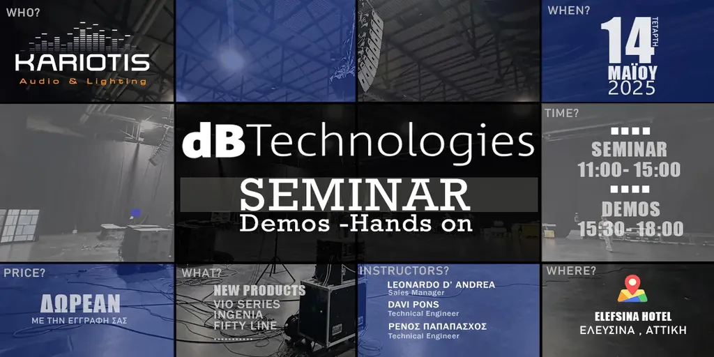 dB Technologies Seminar and Demo