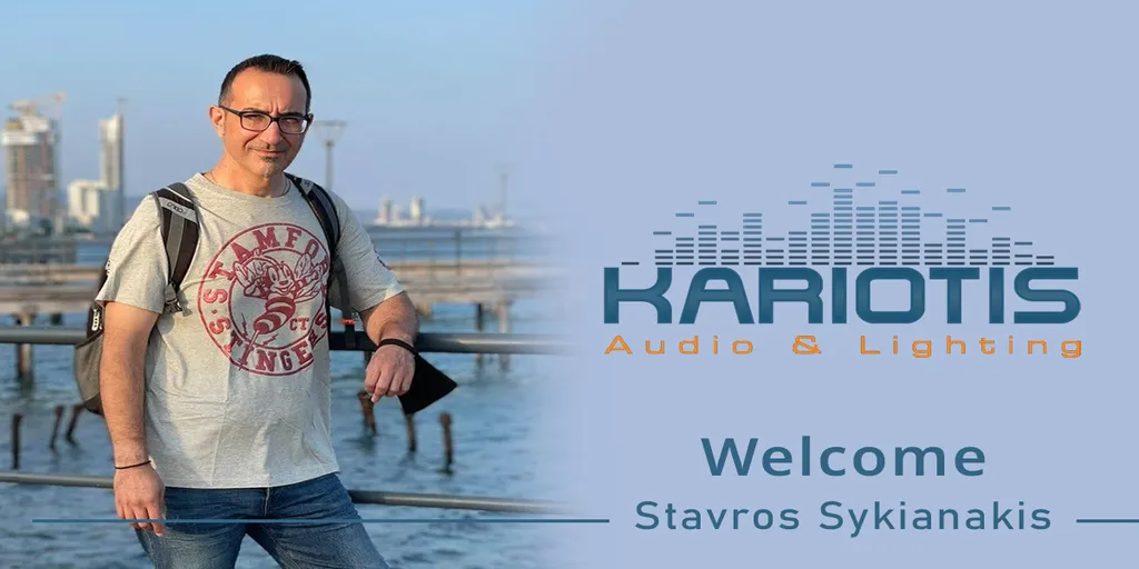 Ο Σταύρος Συκιανάκης στην Kariotis Audio & Lighting