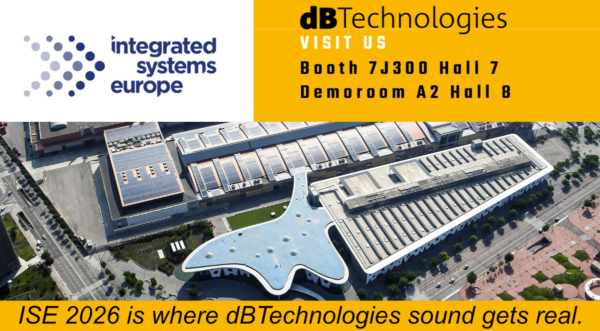 ISE 2026 is where dBTechnologies sound gets real.