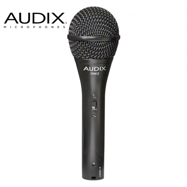 AUDIX OM2-S Δυναμικό μικρόφωνο φωνής, με ON/OFF διακόπτη